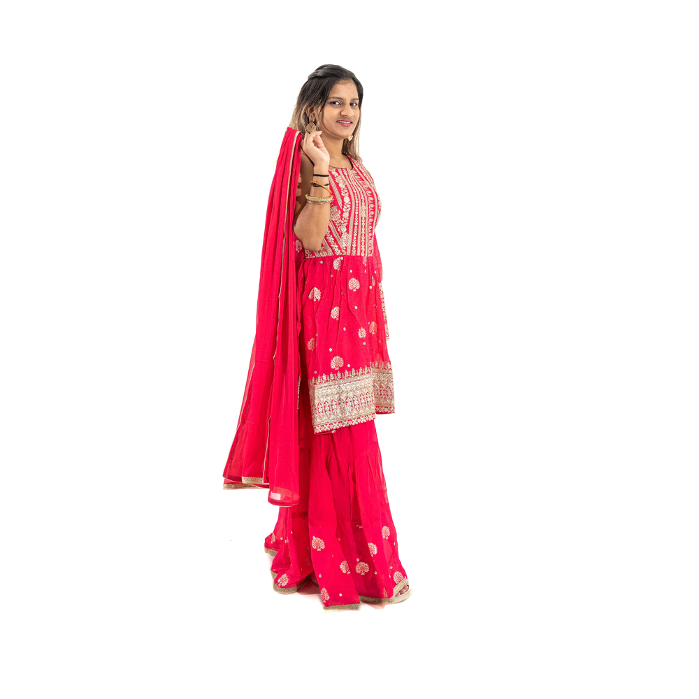 URVASHI LADIES PLAZO SUITS MOS WomenSALWAR KAMEEZ PEHNAWA 08/06