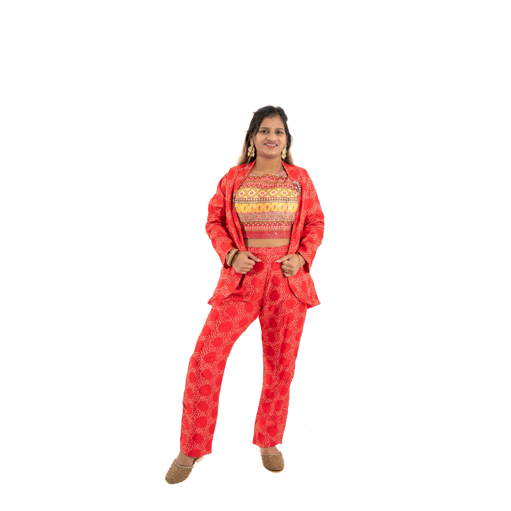 ANJALI JACKET PLAZO SUIT EUS