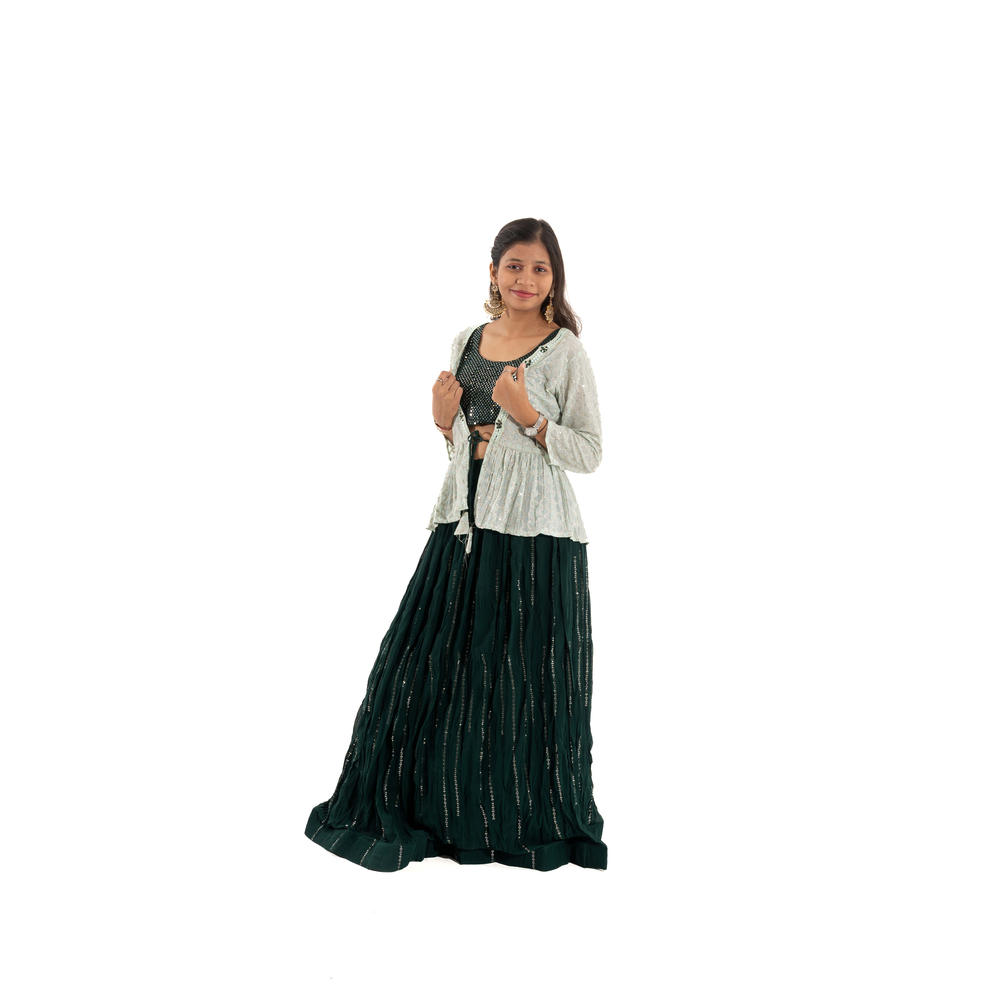 SAANVIKA  LEHENGA SUITS HOS