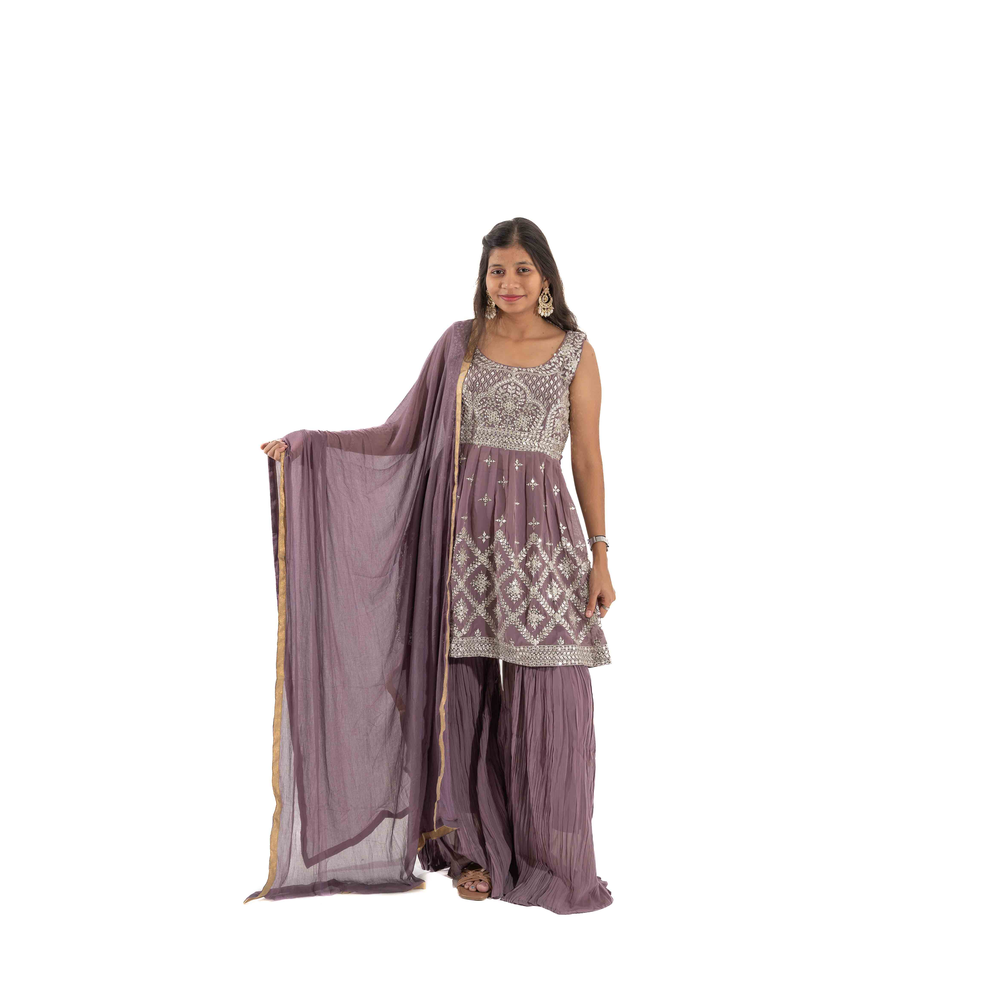 GITISHA SHARARA SUIT huk