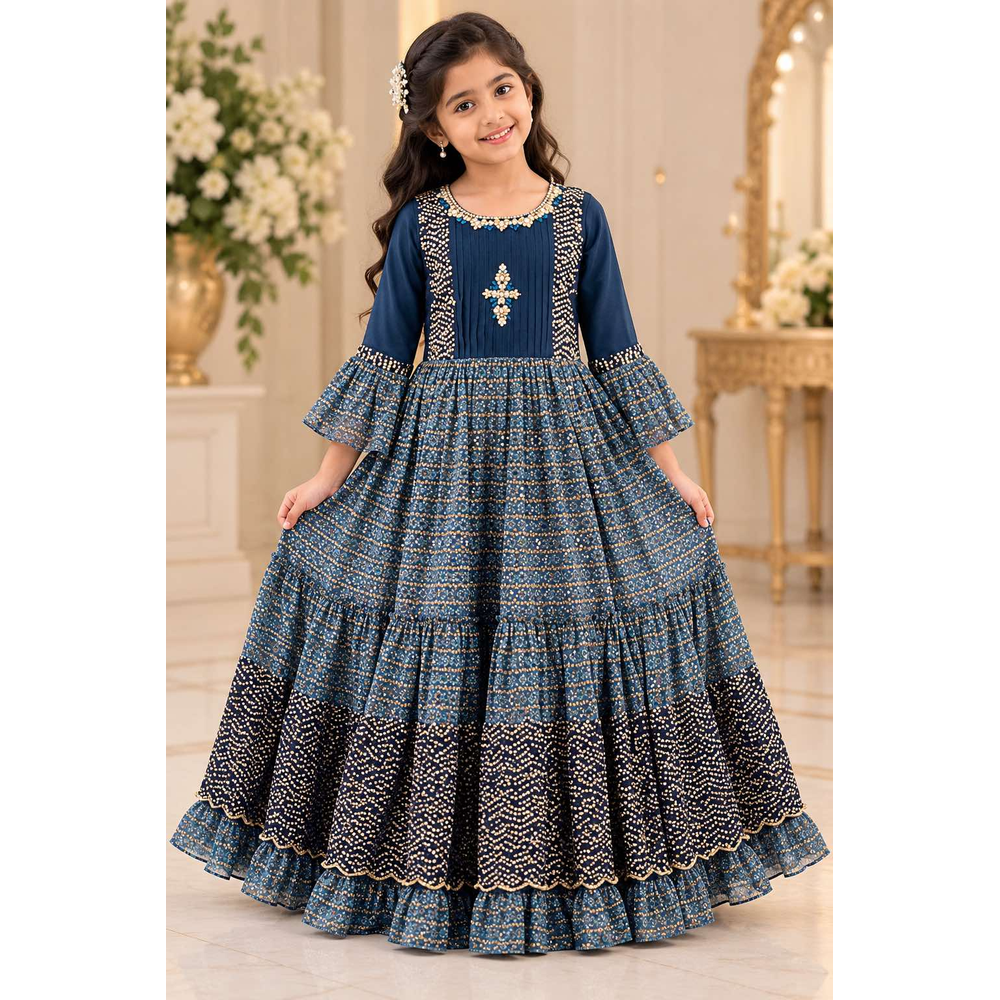 OMISHA GIRLS GOWN 