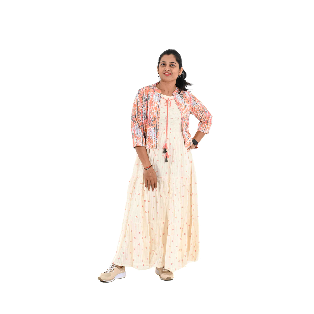 TRISHA JACKET  KURTA PANTS HTK