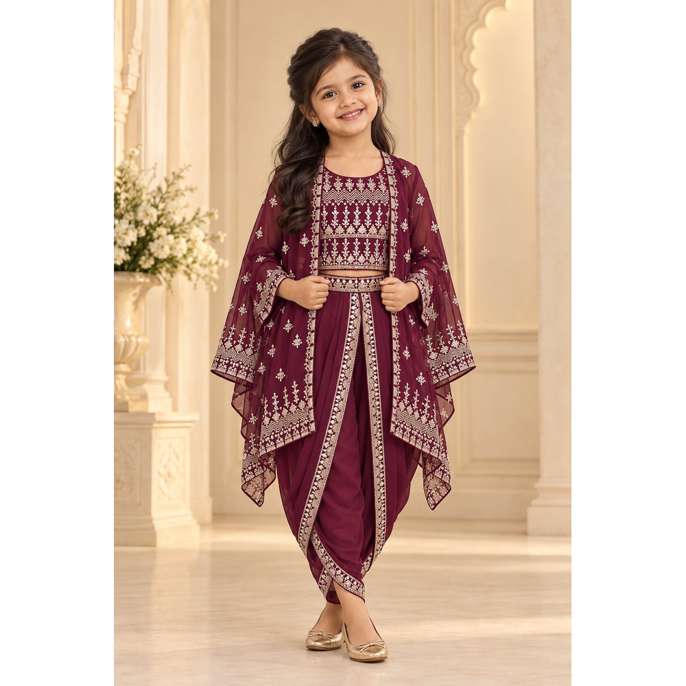 BENAZIR GIRLS FANCY JACKET SUITS