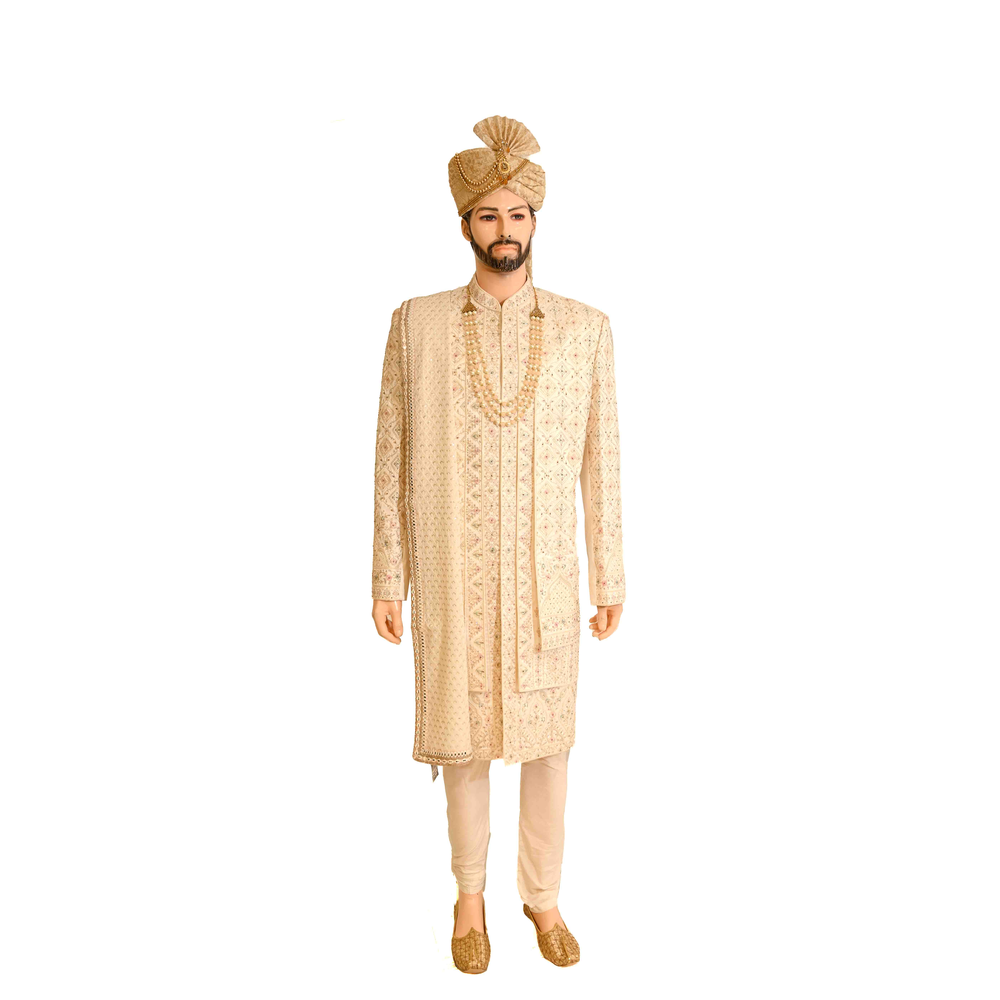 MAYAK ATTACHED JACKET SHERWANI WSK