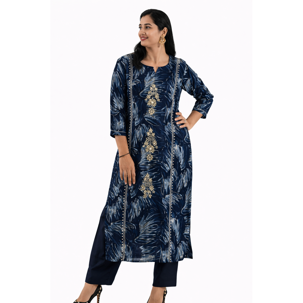 FAIZA KURTI PANTS SUIT 