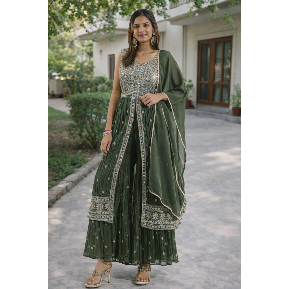 SHAZIYA LADIES PLAZO 