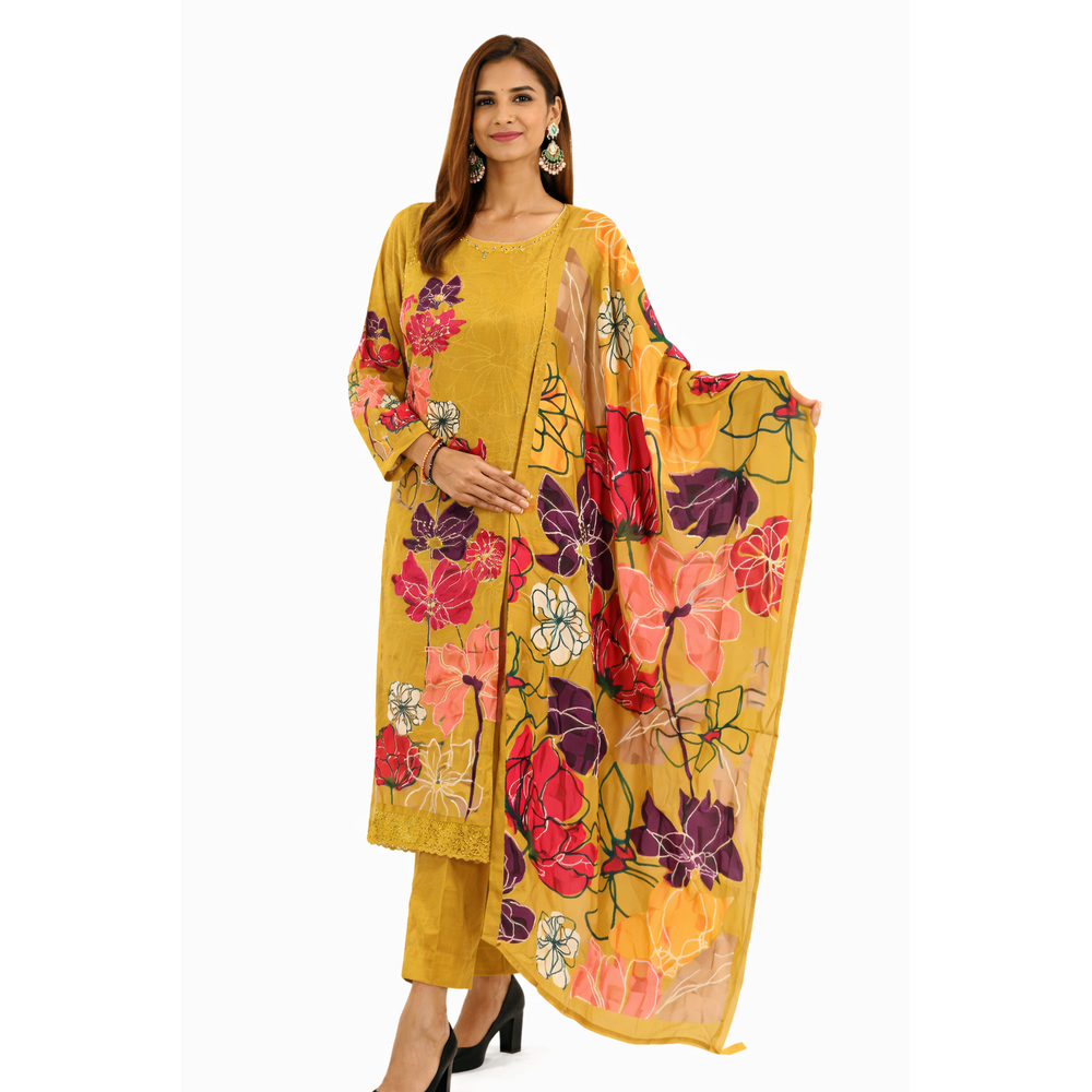 NAVYA ANKLE PANTS SUIT 