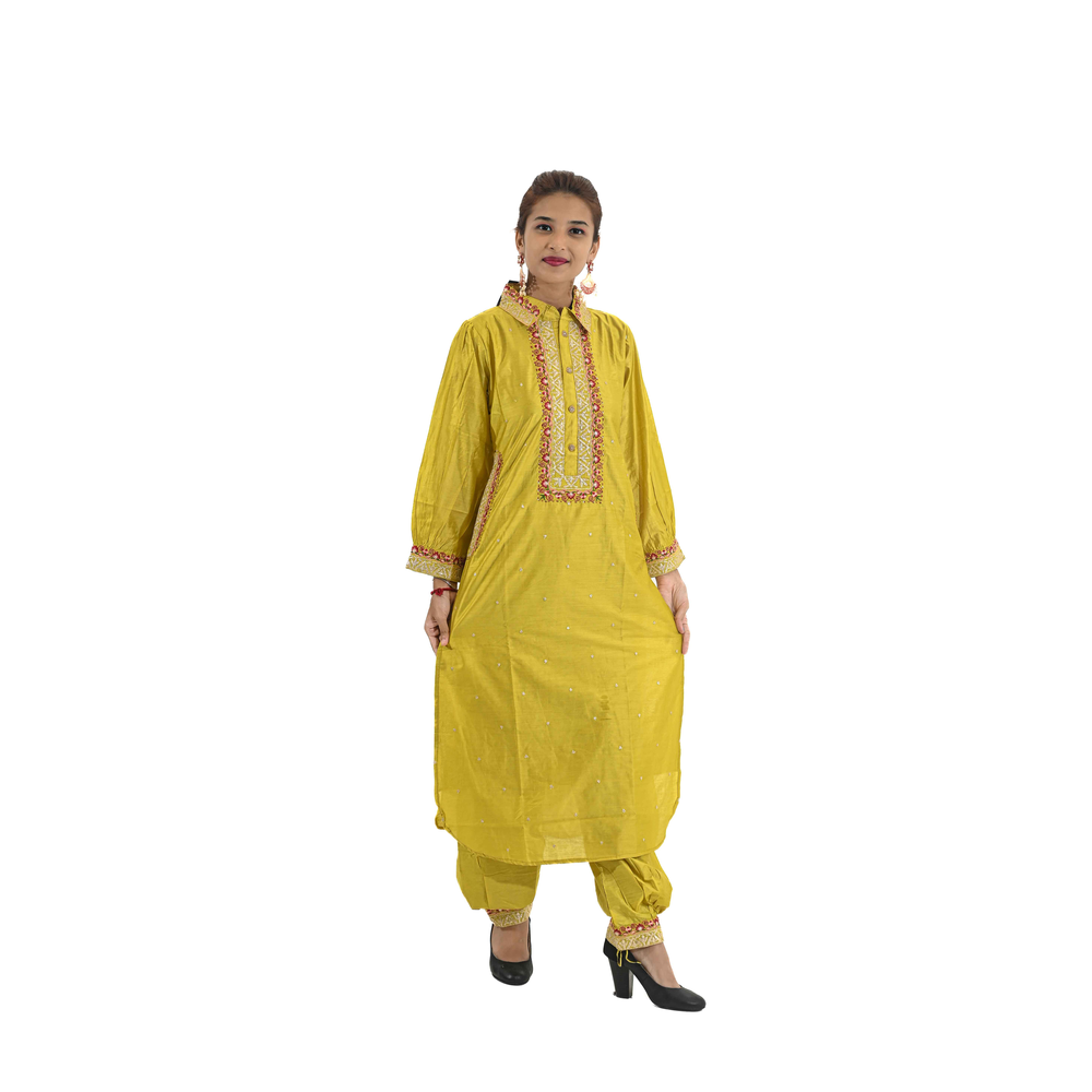 UJESHA KURTI PANTS SUIT HMK