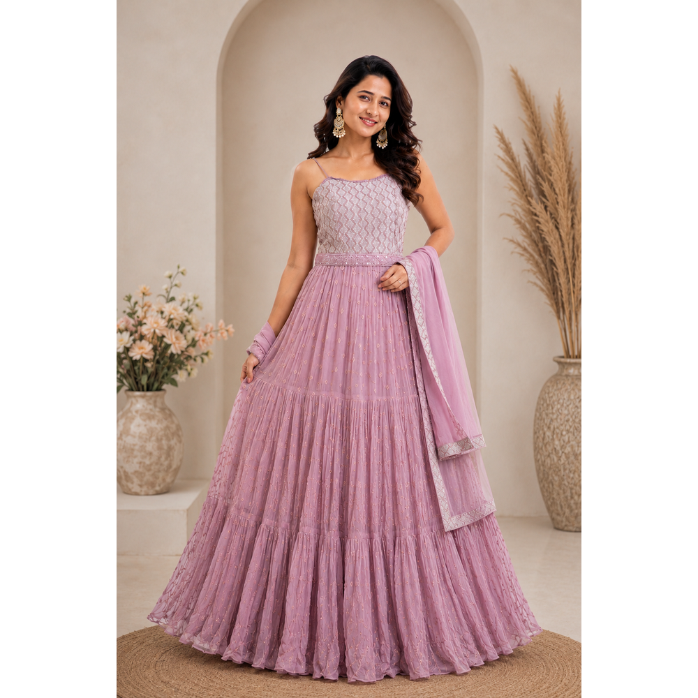 PRITI LADIES FANCY GOWN 