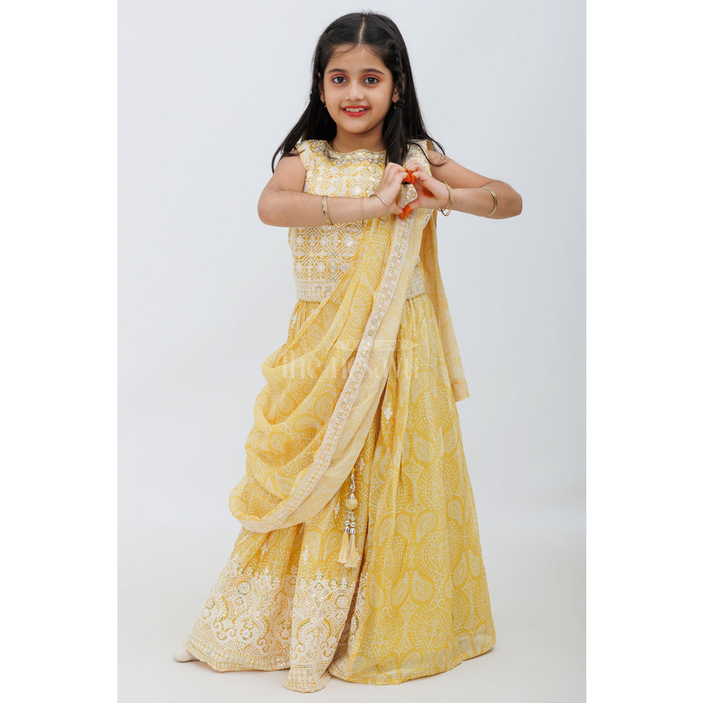 SIMRAN GIRLS LEHENGA SUIT HOK
