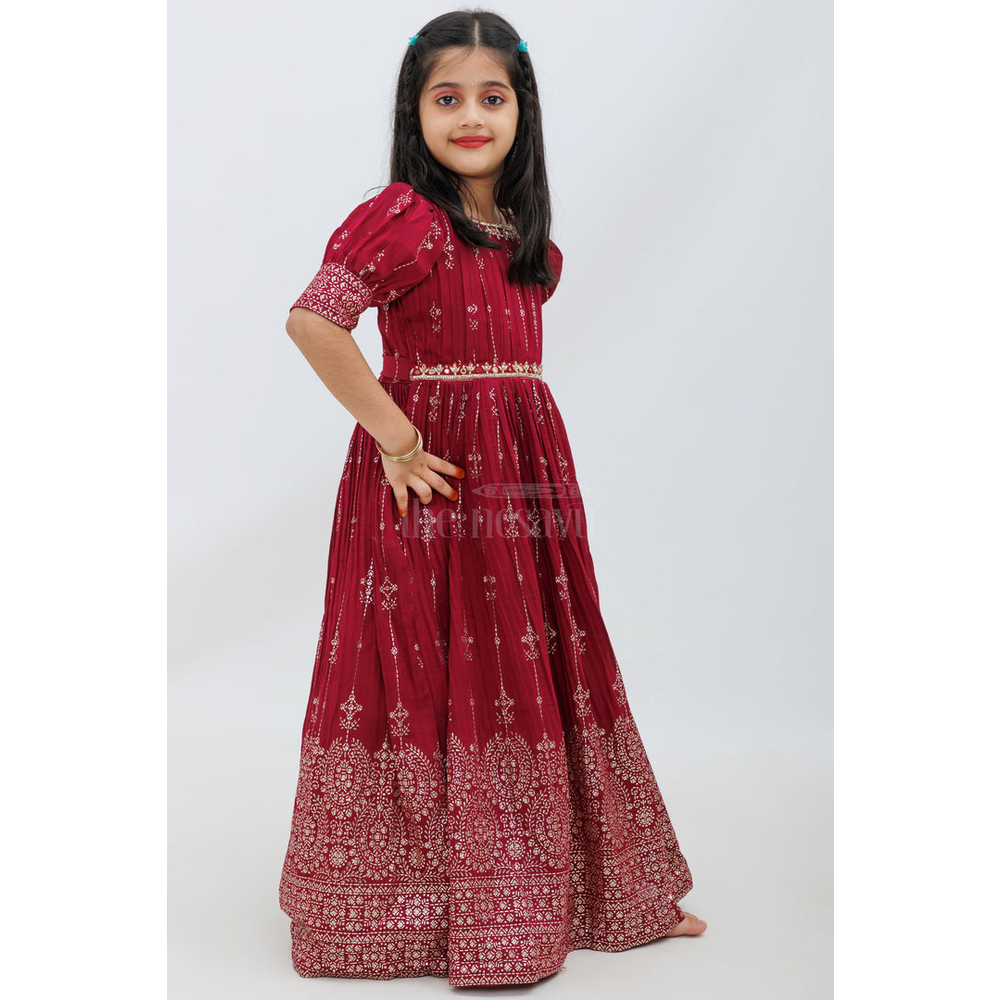 NAHDIYA GIRLS GOWN HUK