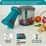 LEEZA Press Push Vegetables Chopper 