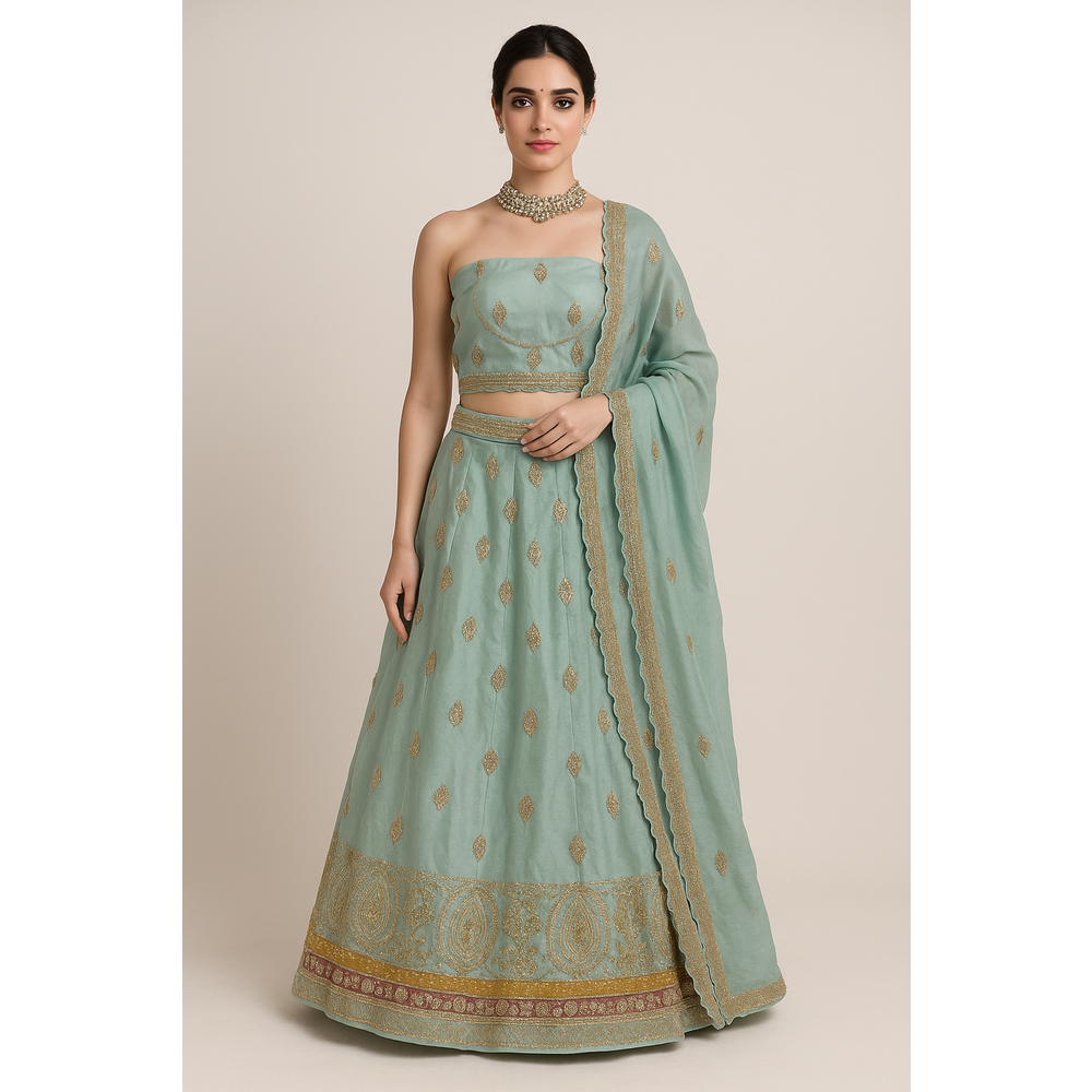 MADHIRA UNSTITCHED LEHENGA ESK